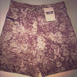 Patagonia Floral Print Swim Trunks Board Shorts